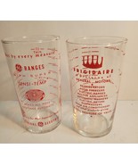 VTG Frigidaire and General Electric Promotional Glasses 1 Cup Measuring ... - $29.83 CAD