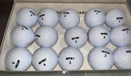 Nitro Golf Ultimate Distance Golf Balls, 15 Pack mixed box. See photos. - $25.62