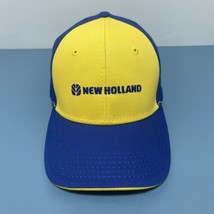 New Holland K-Products Logo Yellow / Blue Embroidered Strap Back Hat - £11.19 GBP