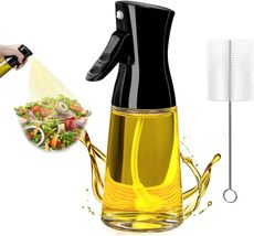 Olive Oil Stainless Sprayer Mister for Cooking- 180ml Glass with Brush K... - £11.00 GBP