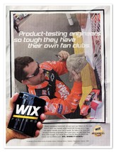 WIX Filters NASCAR Performance Tony Stewart 2006 Full-Page Print Magazine Ad - £7.62 GBP