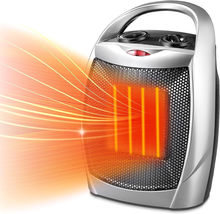 Kismile Small Electric Space Heater Ceramic Space Heater,Portable Heater Fan for - £29.56 GBP