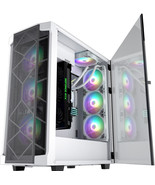 Segotep Phoenix T1 PC Case E-ATX ATX White Full Tower Gaming Computer Case - £188.20 GBP