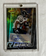 2005 Bowmans Best Refractor Rookie Auto /999 Darren Sproles RC #141 Chargers - £23.60 GBP