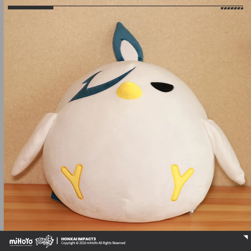 42cm Anime Game Honkai Impact 3 Black Fu Hua Kawaii Chicken Plush Stuffed Doll - £53.69 GBP