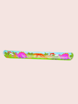 Kids Slap Band - Slap Bracelet - Green Grass Dinosaurs - $1.20