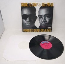 Kool G Rap &amp; DJ Polo Wanted Dead Or Alive LP Promo Cold Chillin Og Hip Hop Vinyl - £40.18 GBP