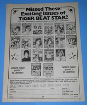 Tiger Beat Star Magazine Photo Clipping Vintage 1979 Back Issues Coupon - £11.93 GBP