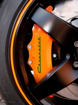 Chevrolet car brake sticker set 6pcs, green - $17.99