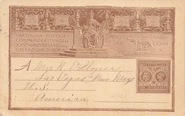 Italy Postal HISTORY-25 Celebration Of LIBERATION~1900 Postcard - £6.21 GBP