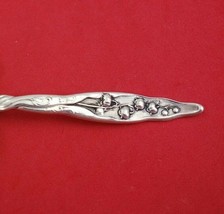 Lily of the Valley by Whiting Sterling Silver Nut Spoon Pierced 4 3/4&quot; Serving - £123.82 GBP