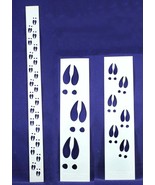 Deer Hoof Tracks- 3 Pc Set- Stencils -14 mil Mylar Painting/Crafts/Borders - $22.37
