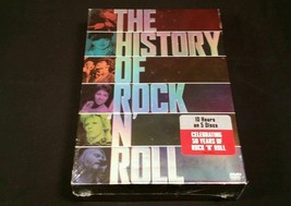 The History Of Rock N&#39; Roll - Boxed Set (Dvd, 2004, 5-Disc Set) Fantastic Music - £71.68 GBP