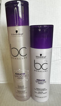 Schwarzkopf BC Bonacure Keratin Smooth Perfect Shampoo 8.5oz &amp; Condition... - £19.37 GBP