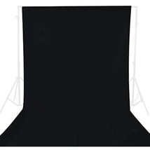 10Ftx10Ft Black Backdrop Background For Photography Black Photo Booth Ba... - £39.37 GBP