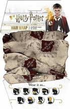 Harry Potter Marauders Map Illustrated Lightweight Hair / Face Wrap NEW UNUSED - £7.62 GBP