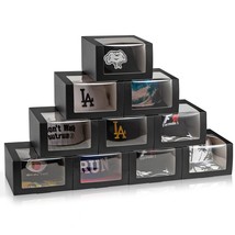 Black Gift Boxes With Window Display Box For Hat, Hat Storage Containter For Bas - £34.79 GBP