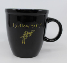 Yellow Tail Wines Australian Black Ceramic Coffee Mug Cup Yellow Kangaro... - £27.48 GBP