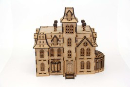 3D Puzzle | Haunted House Puzzle | 3mm MDF Wood Board 3D Puzzle  - £39.40 GBP