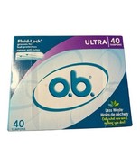 o.b. Original Non-Applicator Tampons Ultra Absorbency 40 Count Pack NEW ... - $13.59 CAD