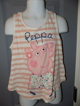 Peppa Pig Striped Tank Top Size XS (4/5) Girl&#39;s EUC - £8.62 GBP