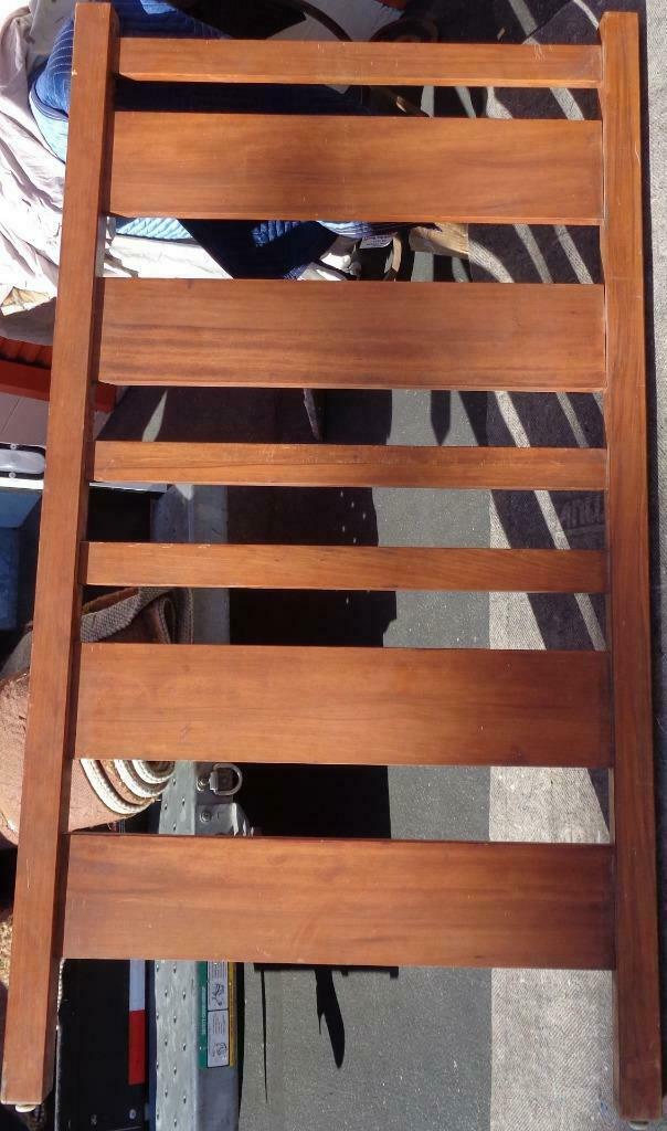 Vintage Solid Wood Bunk Bed, with Metal Bed Frames, and Safety Rail – NO... - $287.09