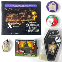 Nightmare Before Christmas Vtg Movie Promo Disney Lot Pins Button Frame ... - £88.80 GBP