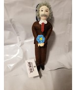 Albert Einstein Ornament Hand Made Wool Felt SilkRoad Bazaar - £23.09 GBP