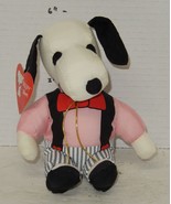 Whitman&#39;s Snoopy 6&quot; plush stuffed toy Valentines Day - $14.80