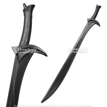 Munetoshi 35.5&quot; Black Polypropylene Orcrist Elven Ring Lord Sword Replica - £22.85 GBP