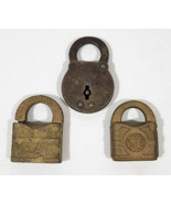 3 Antique Locks Fraim Yale Climax - $395.15 MXN