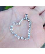 Silver heart pendant / Dije corazón de plata - $34.30 CAD