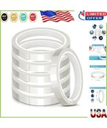 Heat Resistant Tape for Sublimation - 500°F, 10mm x 33m, 6 Rolls Transpa... - $23.82 CAD