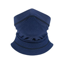 Navy Blue Scarf Balaclava UV Protection Neck Gaiter  Breathable Face Cover - $13.98
