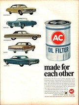 1967 AC Oil Filter Vintage Print Ad Chevy Cadillac Pontiac Oldsmobile Wa... - £20.76 GBP