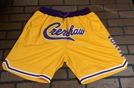 Kobe / Mamba Crenshaw Headgear Classics Oro Shorts Baloncesto ~ Nunca Wo... - $54.02