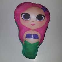 Mermaid Plush Mini Pillow Stuffed Animal Toy Small 7&quot; Pink Green Purple ... - £8.04 GBP