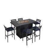 LeisureMod Chelsea Collection Aluminum Outdoor Dining Set, 1 Bar Height ... - $3,004.68+