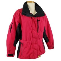 Obermeyer ATC Ascent Ski Jacket Coat Womens Size 10 Red Black Nylon Hydr... - $43.99