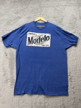 Modelo Cerveza Beer Shirt Blue Men 2XL tee tshirt - $10.89