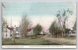 Mount Vernon NH Looking North From Town Hall Frank Swallow c1919 Postcard E45 - £11.78 GBP