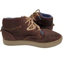 SatoriSan Mens Brown Suede Leather Hiking Boots Size 43 US 9.5 - £53.64 GBP