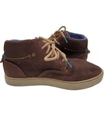 SatoriSan Mens Brown Suede Leather Hiking Boots Size 43 US 9.5 - £53.61 GBP