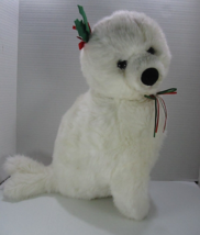 Gund 1993 White Seal Fashion Bug Exclusive 14” Plush Toy Stuffed Animal ... - £18.27 GBP