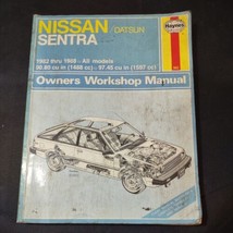 Haynes Nissan Sentra 1982-1990 Owners Workshop Auto Repair Service Manua... - $6.00