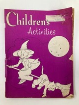 VTG Children&#39;s Activities Magazine October 1959 A Funny Pumpkin Man To Make - £15.12 GBP