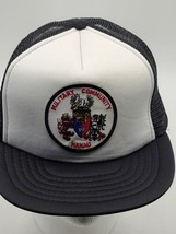 VINTAGE Military Community ~ Manau, Mesh Snapback Trucker Hat/Cap, Black... - £18.37 GBP