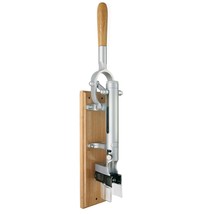 BOJ 00994104 - Wall-Mounted Wine Bottle Opener With Wood Stand - Chrome - $199.92