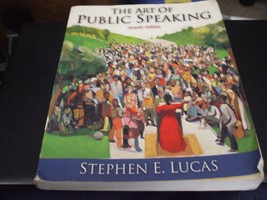 The Art of Public Speaking by Stephen E. Lucas - 7th Edition (2000, Pape... - $17.81