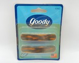 Vintage Goody Barrettes 2ct Tortoise Shell NOS Sealed 1999 Y2K Bs257 - $16.82